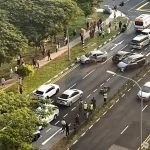 6-vehicle accident in Geylang leaves one driver injured