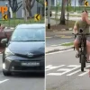 E-bike rider flashes middle finger at driver in Tampines