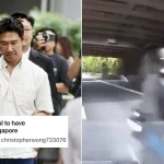 Edmund Chen shares dashcam footage of accident
