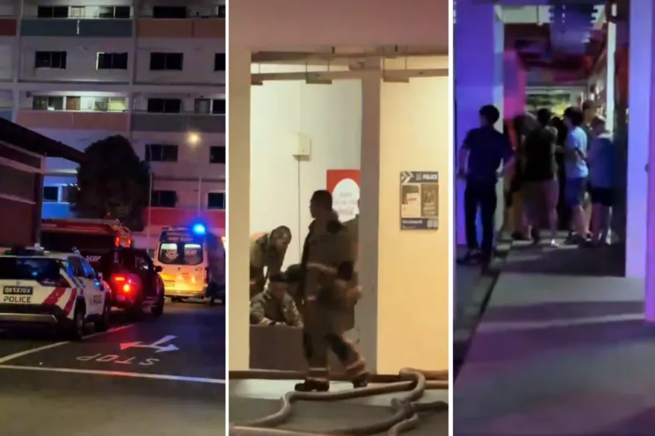 2 taken to hospital, 200 evacuated after fire breaks out in Choa Chu Kang flat 2 taken to hospital, 200 evacuated after fire breaks out in Choa Chu Kang flat