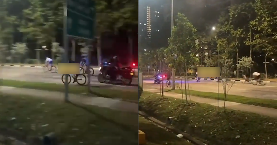 Over 10 cyclists seen being chased by Traffic Police officers near West Coast Park, Singapore News Over 10 cyclists seen being chased by Traffic Police officers near West Coast Park, Singapore News