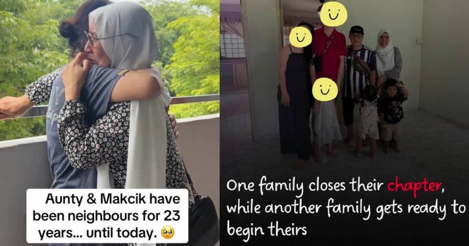 ‘True kampung spirit’: Neighbours of 23 years cry and hug as one of them moves out, Singapore News