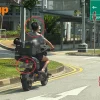 Mother concerned over e-scooter rider without helmet