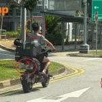 Mother concerned over e-scooter rider without helmet