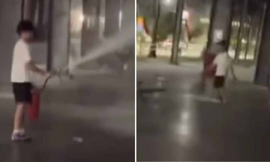 Fire extinguisher misuse by youth sparks outrage