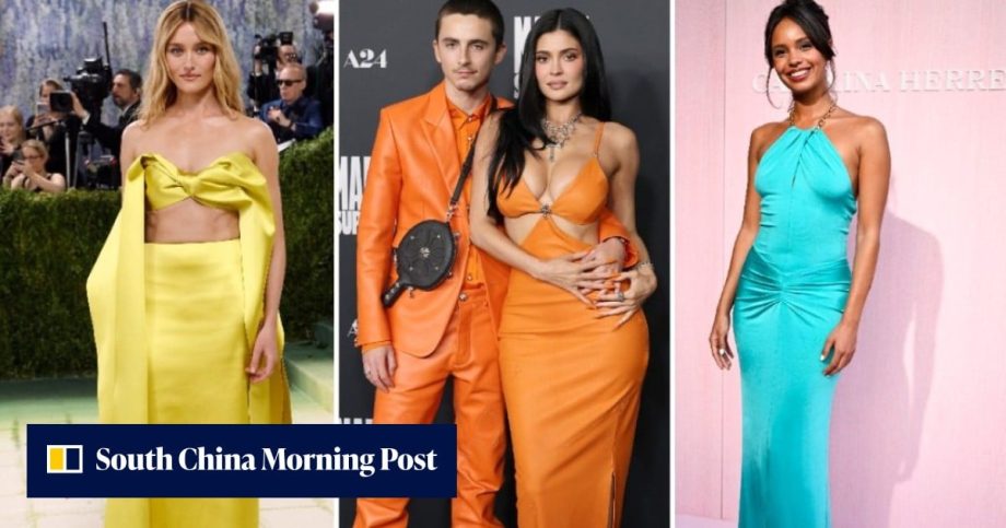 Goodbye butter yellow, hello turquoise. How to wear summer 2026’s hottest colours