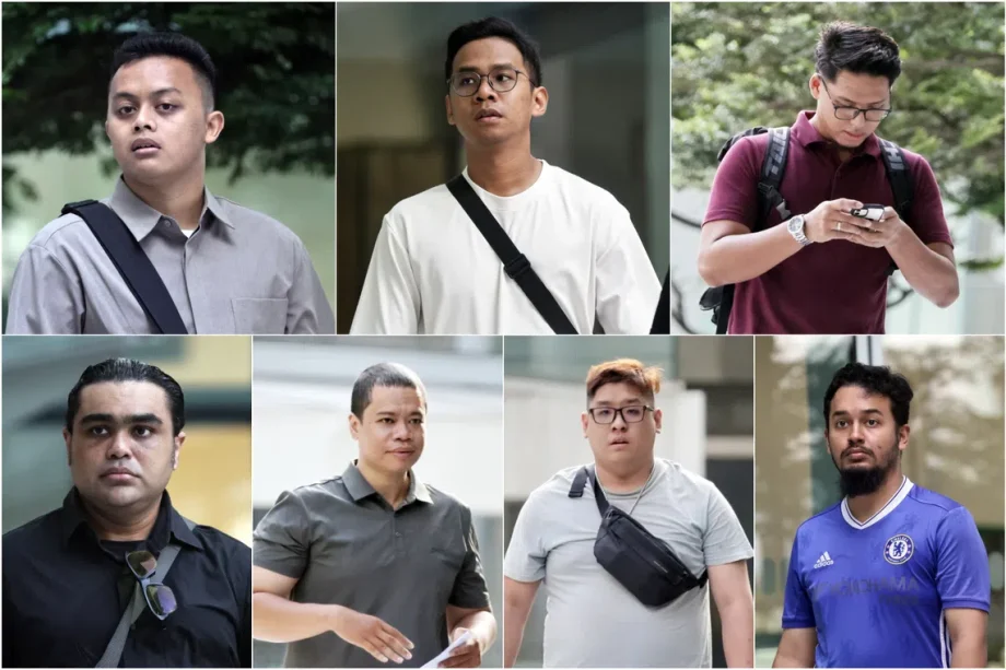 8 men, aged 23 to 41, charged with obtaining commercial sex from 16-year-old girl