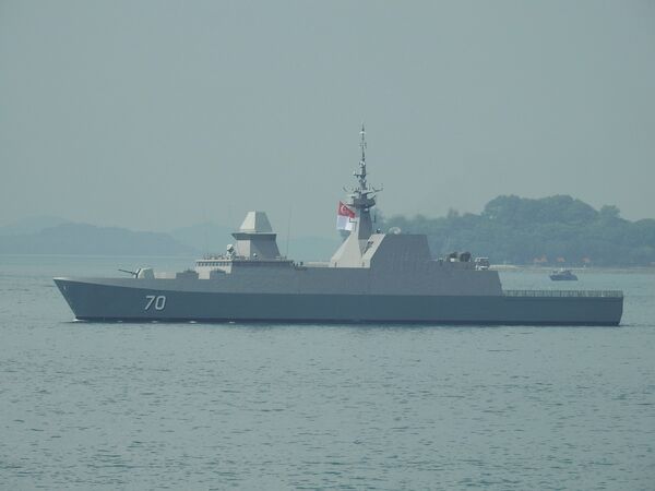 Singapore Formidable-class frigates fitted with Blue Spear missile Singapore Formidable-class frigates fitted with Blue Spear missile