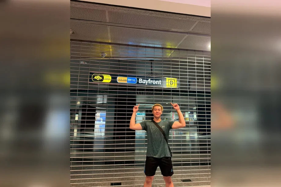 Competitive mrt walker aims to hike 50km along downtown line Competitive mrt walker aims to hike 50km along downtown line