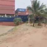 Singapore-flagged ship crashes into riverbank in India