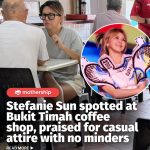 @mothershipsg just having a meal  Stefanie Sun recently completed part of her “A…