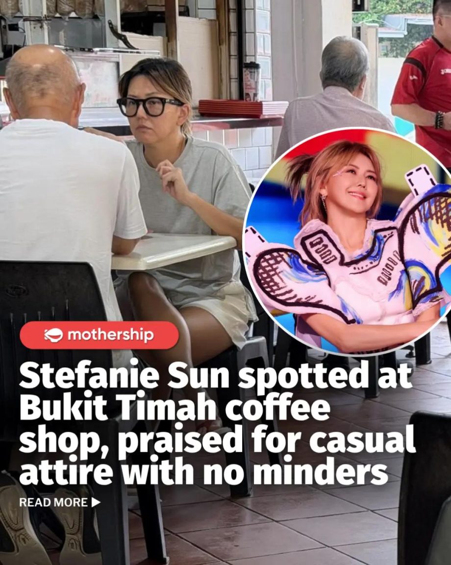 @mothershipsg just having a meal  Stefanie Sun recently completed part of her “A…