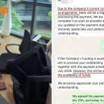 Former employees face delayed salaries from events company