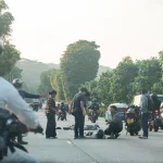 Four injured in SLE motorcycle accident