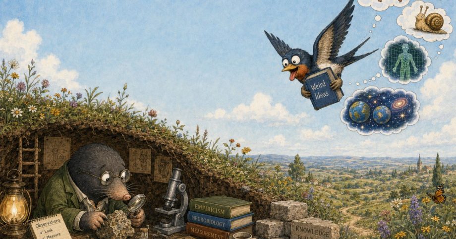 Philosophical Swallows vs. Moles | Psychology Today Singapore