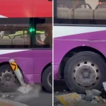 Double-decker bus incident near Boon Lay