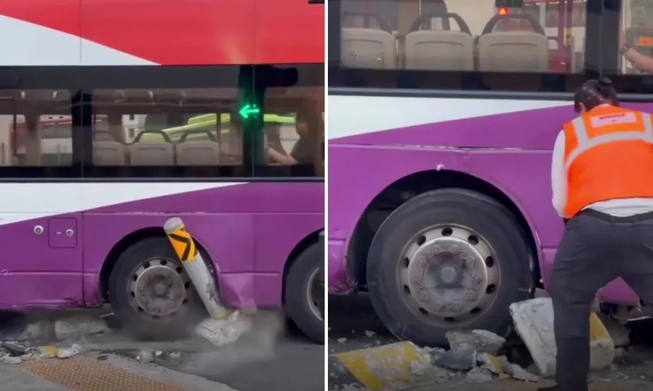 Double-decker bus incident near Boon Lay