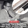 @mothershipsg The sterling silver Montblanc Meisterstuck No. 146 fountain pen be…