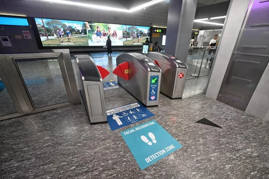 Facial recognition trial at Punggol Coast MRT Facial recognition trial at Punggol Coast MRT