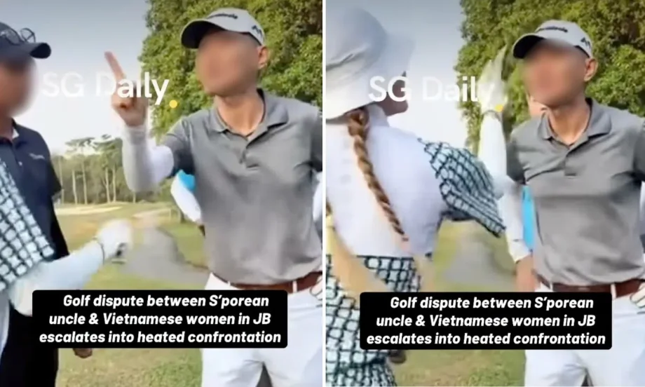JB golf resort dispute between Singaporean men and Vietnamese women JB golf resort dispute between Singaporean men and Vietnamese women