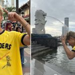 Japanese-American Heartthrob Mika Hashizume Came To S’pore To… Wash His Hair At Merlion Park