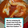 @8dayseat Pek Kio’s Wah Kee Big Prawn Noodles is perhaps the most notorious hawk…