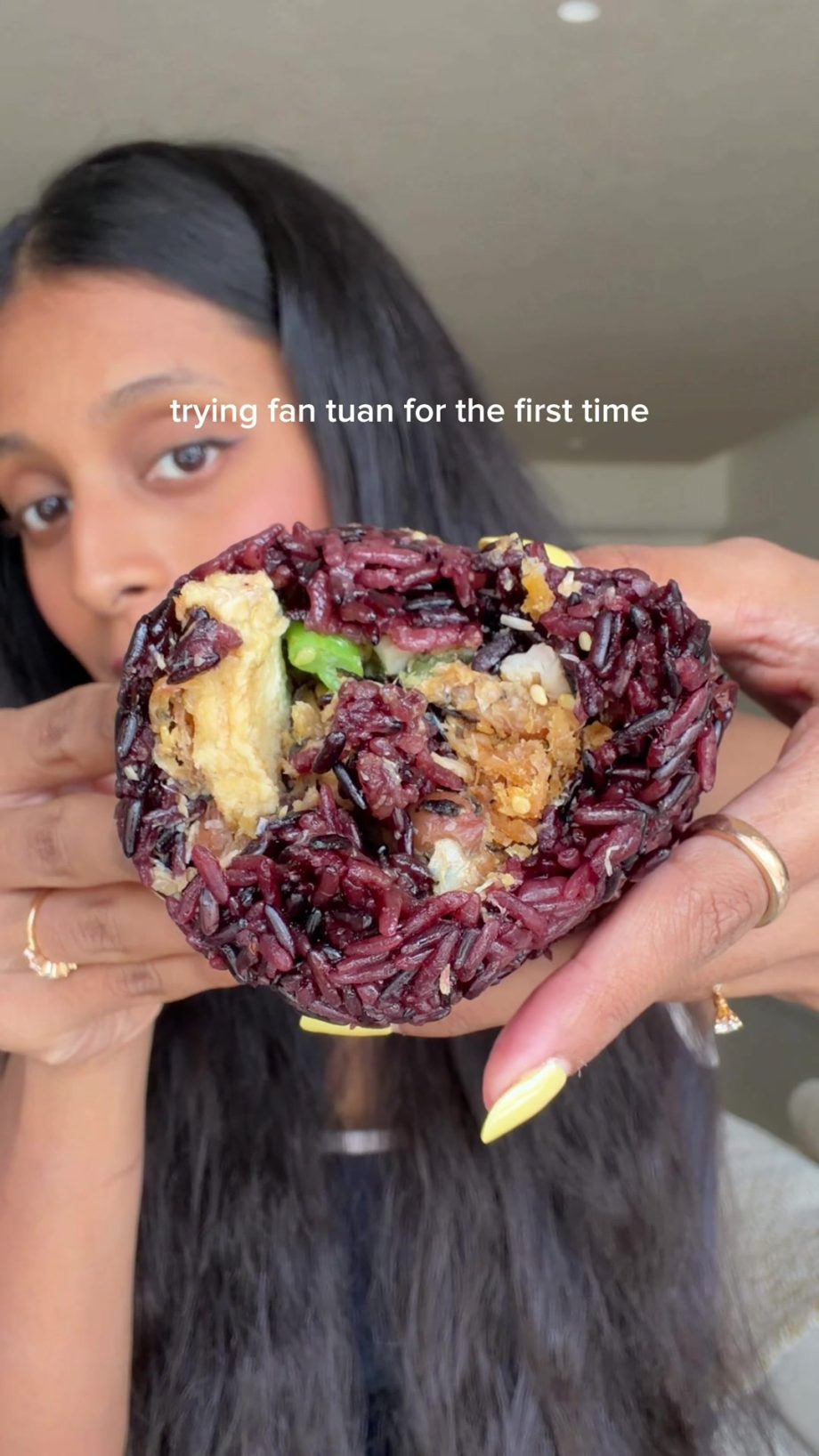 @browngirlvegan Trying fan tuan for the first time!!! this one’s from qqrice in… @browngirlvegan Trying fan tuan for the first time!!! this one’s from qqrice in…