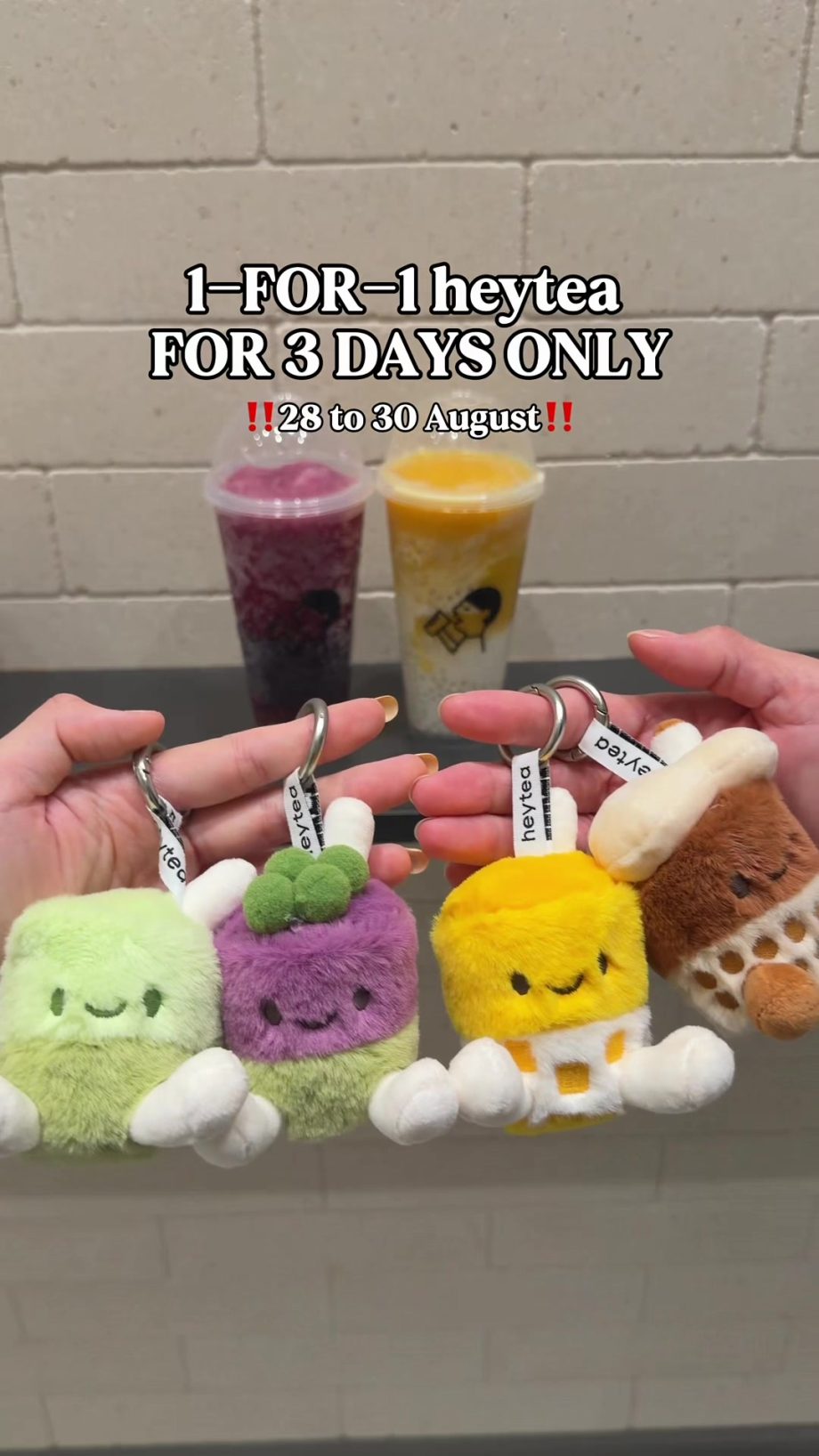 @bakeneatdiary 1-FOR-1 HEYTEA FOR 3 DAYS?!  HEYTEA just got a whole NEW look at …