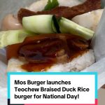 @8dayseat Mos Burger has launched a Teochew Braised Duck Rice burger for the upc…