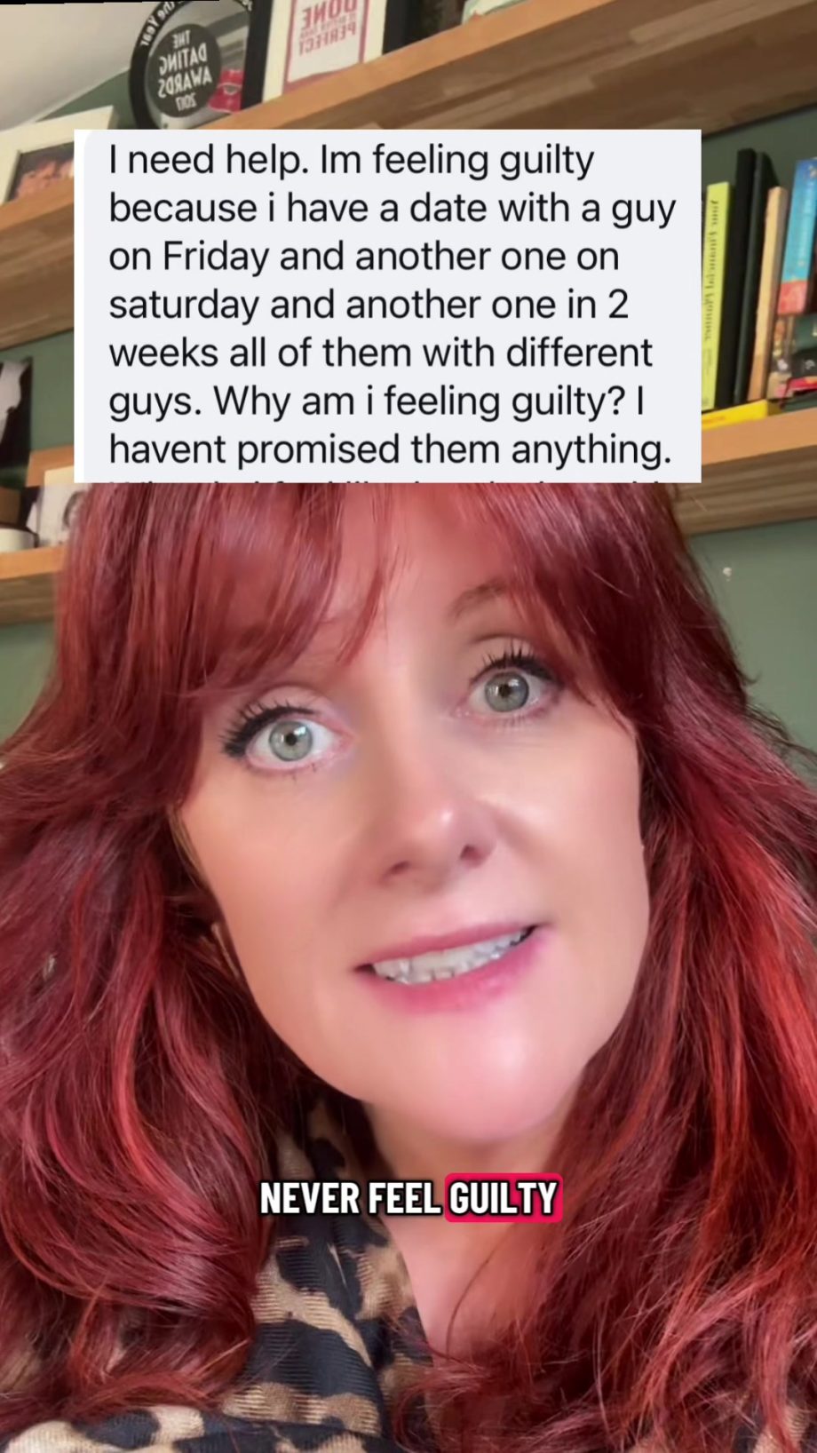 @lovekatetaylor Do you feel guilty? #datingtipsforwomen #datingadviceforsinglewo…