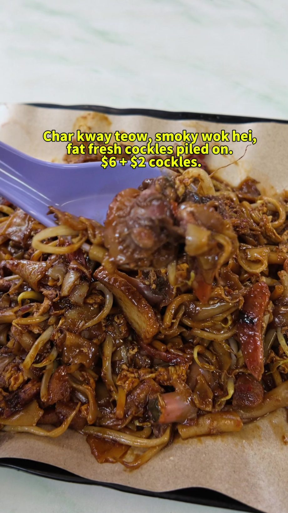 @idrivetoeat 2am and the wok’s still roaring in Jurong — char kway teow with smo…