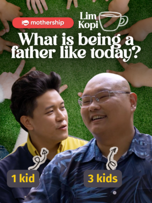@mothershipsg One kid or three kids… does fatherhood get easier? Two dads keep i…