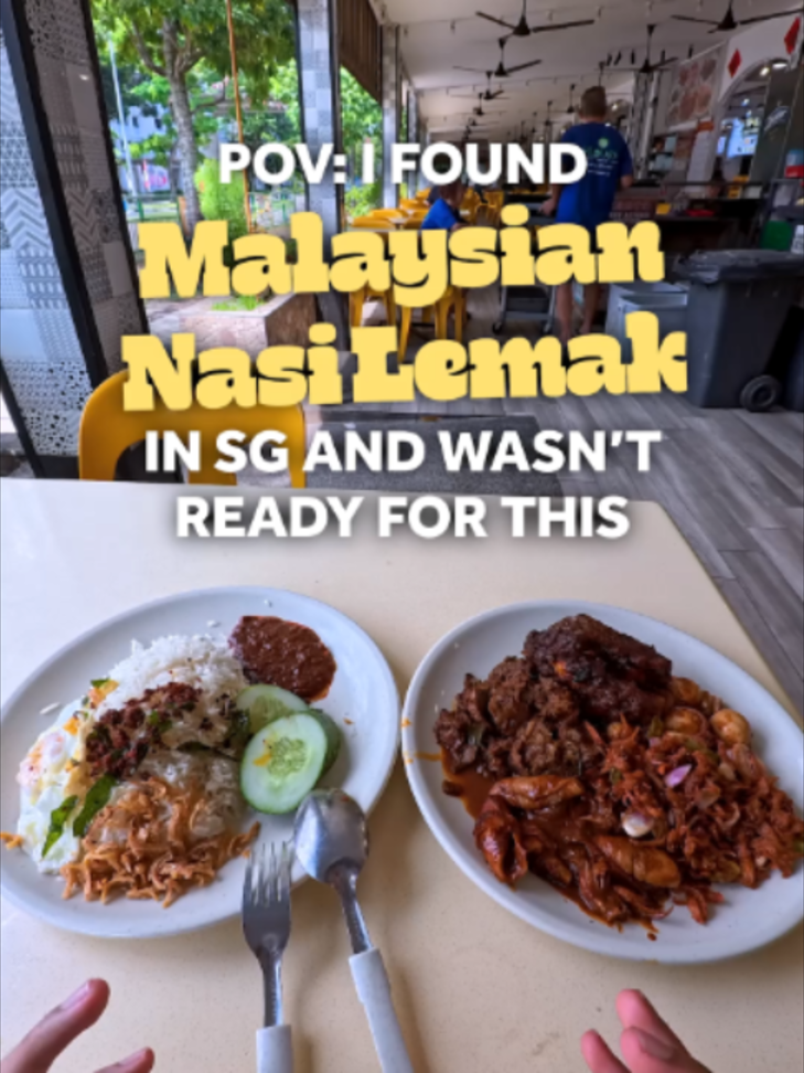 @shiokwithmerewards Found Melaka-style Malaysian nasi lemak in Singapore and I w…