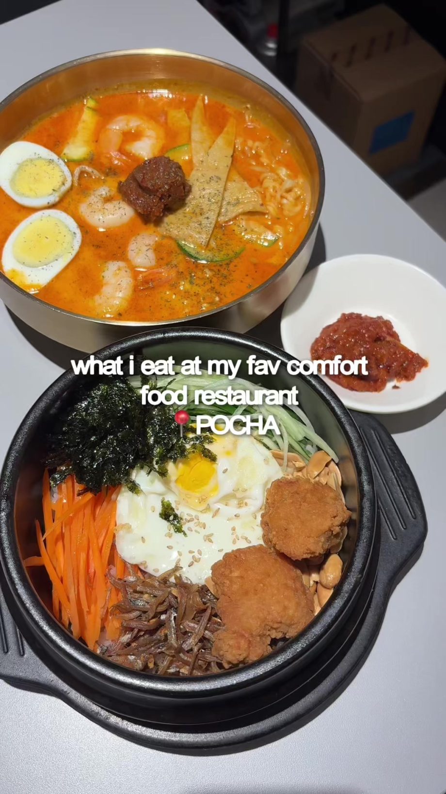 @chazelpoopoo POCHA, Ion Orchard #sgtiktok #sgfoodie #koreanfoodsg  …