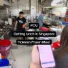@pov.in.sg POV Day 37! Getting lunch in Singapore, traditional Hokkien Prawn Mee…