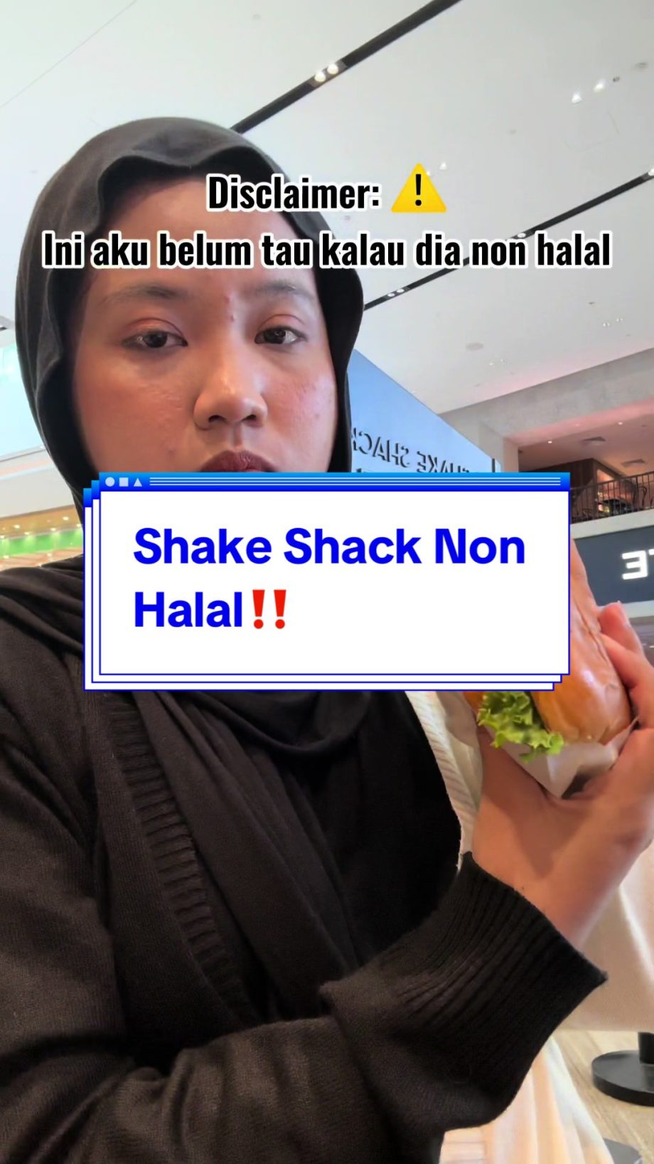 @sasaihsansii Disclaimer: ini kondisi belum tau kalau ternyata shake shack non h…