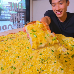 @zermattneo 8KG Detroit Style EGG SALAD Pizza! Legit my dream topping on a pizza…