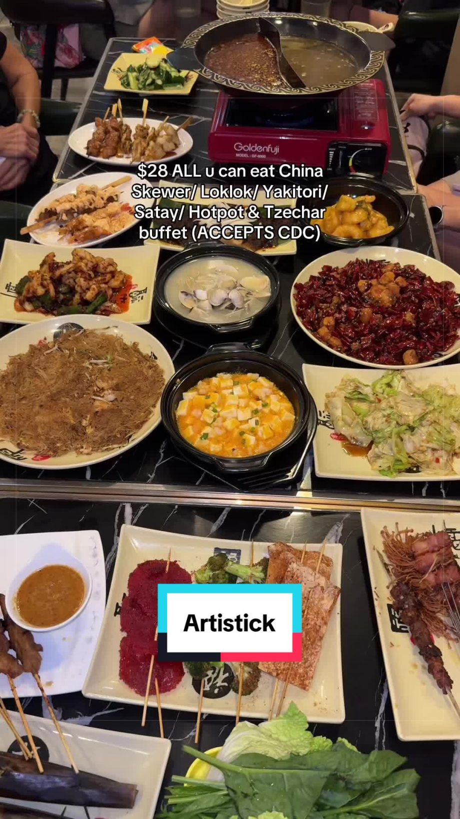 @callmepuipuii Over 100 items for just  Artistick (Chinatown)  #sgbuffet #ske…
