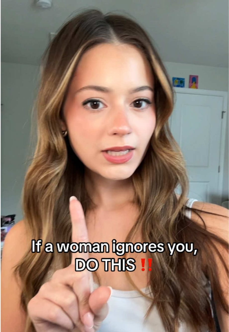 @datingnadya DO THIS IF SHE IGNORES YOU!! #datingadvice #tipsformen #howtotalkto…