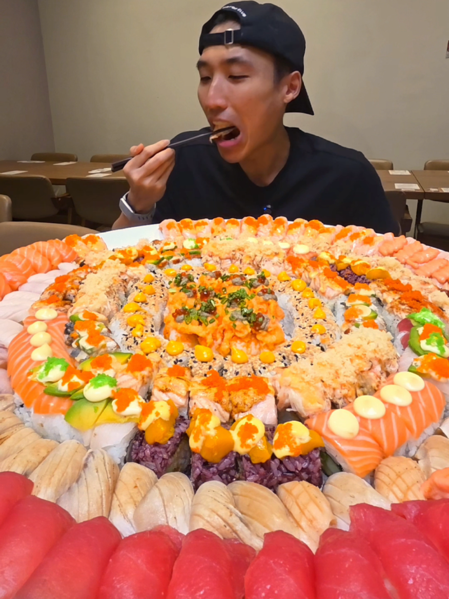 @zermattneo 350 pieces of sushi slammed at a sushi buffet – only thing unlimited…