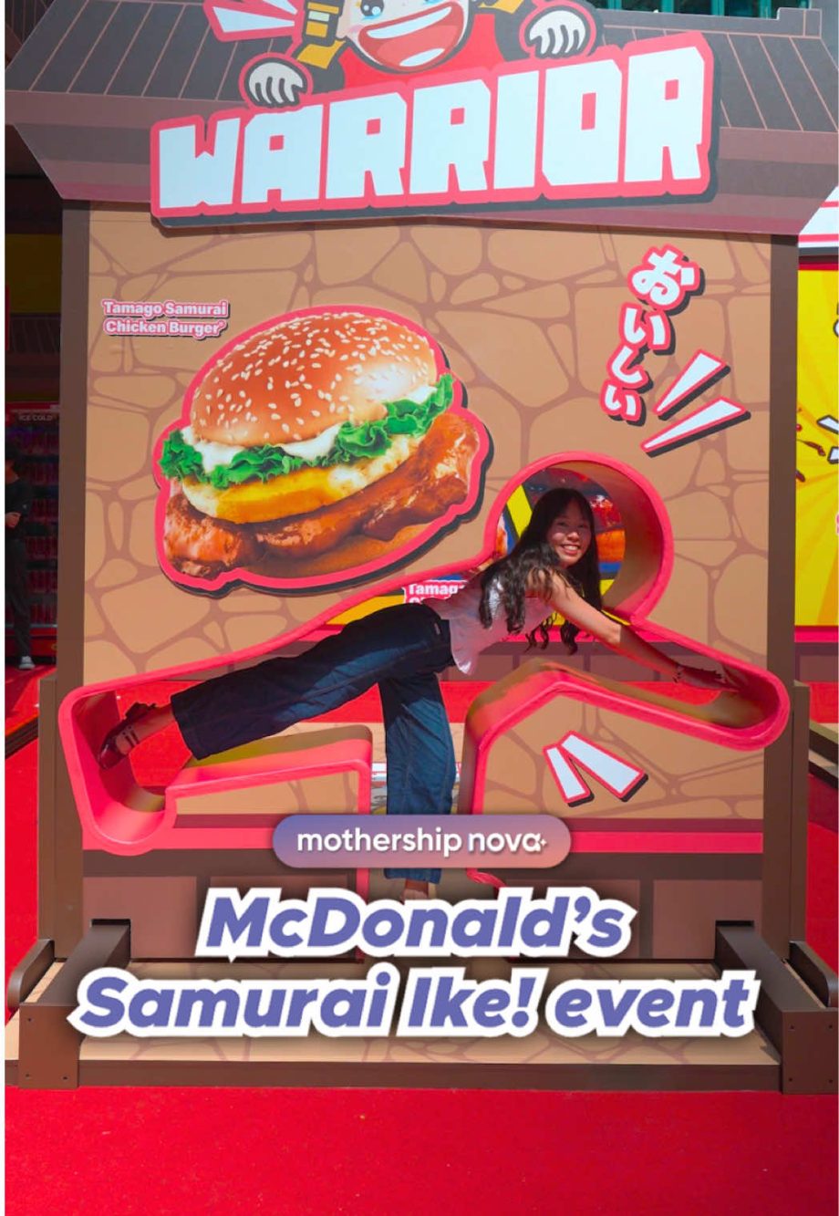 @mothershipsg I’m a certified (McDonald’s) samurai now  : Bugis Junction Fountai…