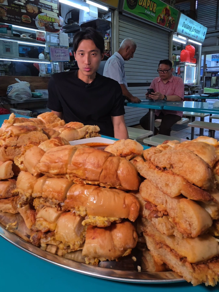 @zermattneo 8KG GREAT WALL OF ROTI JOHN CHALLENGE! Nur Jannatun Naim Roti John #…