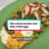 @8dayseat This cute auntie has been serving old-school wonton mee at her underra…