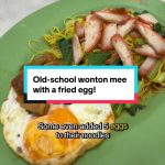 @8dayseat This cute auntie has been serving old-school wonton mee at her underra…