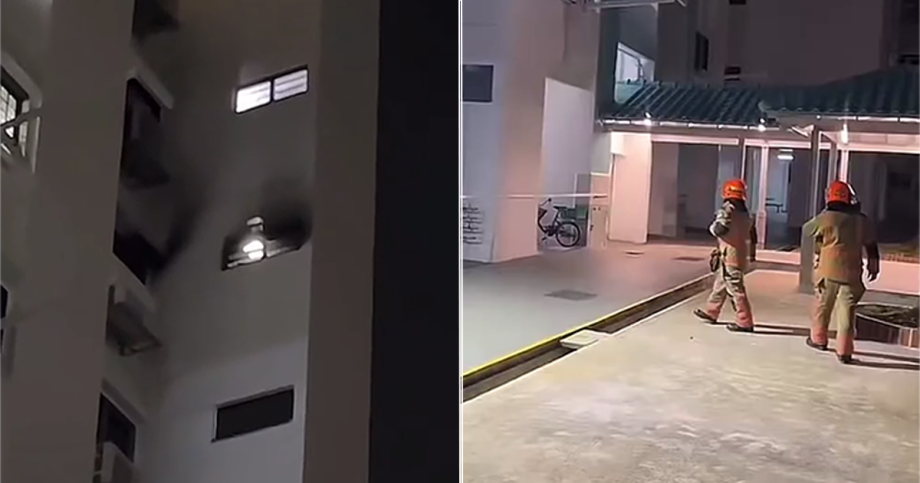 Electric mahjong table catches fire in Tampines HDB flat, 1 taken to hospital, Singapore News