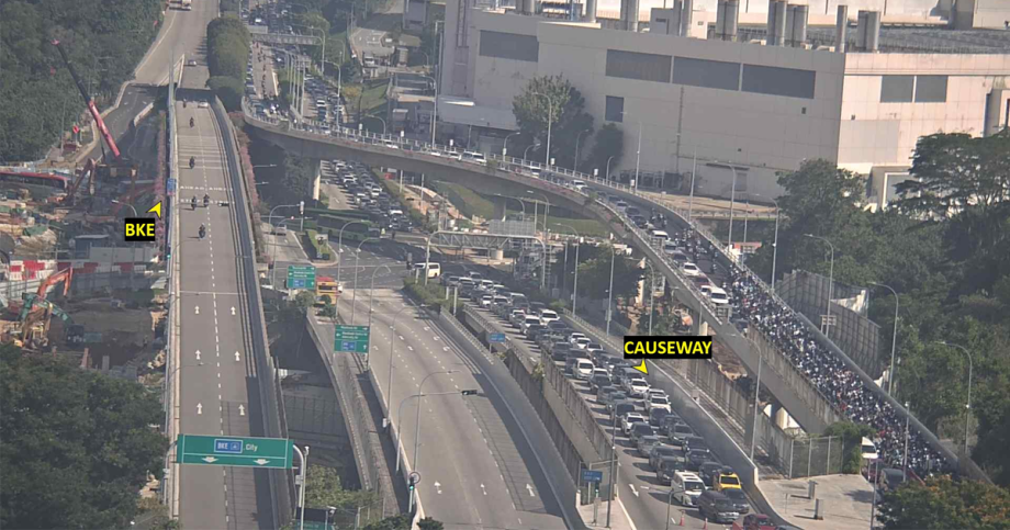Very heavy departure traffic at Woodlands Checkpoint ahead of National Day weekend amid tailback from Malaysia: ICA, Singapore News Very heavy departure traffic at Woodlands Checkpoint ahead of National Day weekend amid tailback from Malaysia: ICA, Singapore News