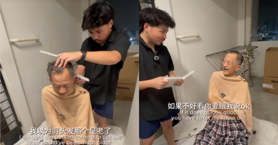 Man who gives free haircuts around Singapore helps struggling family of 3, touches netizens, Lifestyle News Man who gives free haircuts around Singapore helps struggling family of 3, touches netizens, Lifestyle News