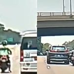 Motorcyclist flung across 3 lanes on PIE after collision with car, Singapore News