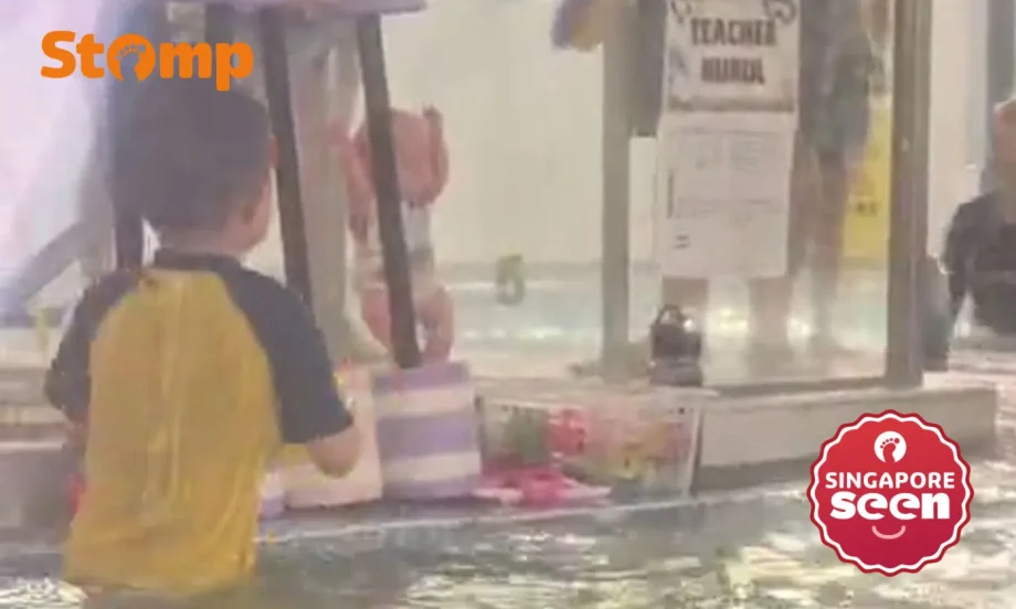 Dad rescues son from drowning in Paya Lebar swim class Dad rescues son from drowning in Paya Lebar swim class
