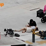 Woman taken to hospital after PMDs collide in Yishun